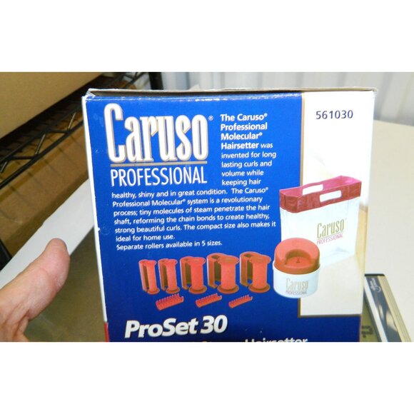 Caruso Professional ProSet Molecular Steam Hairsetter 29 Rollers Small Med Large - Picture 11 of 11